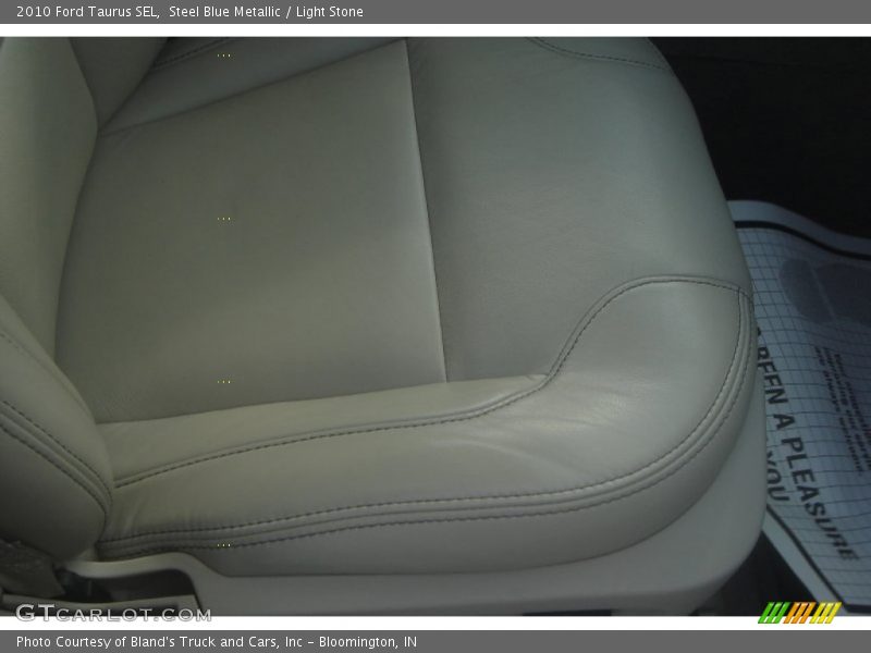 Steel Blue Metallic / Light Stone 2010 Ford Taurus SEL