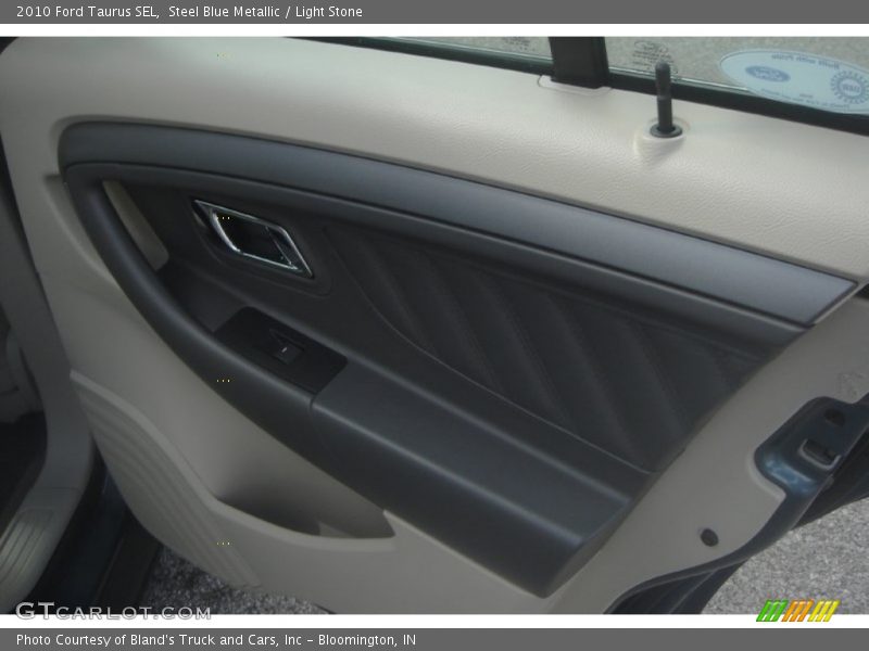 Steel Blue Metallic / Light Stone 2010 Ford Taurus SEL