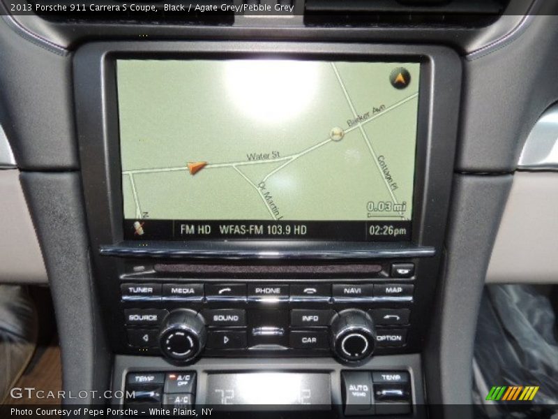 Navigation of 2013 911 Carrera S Coupe