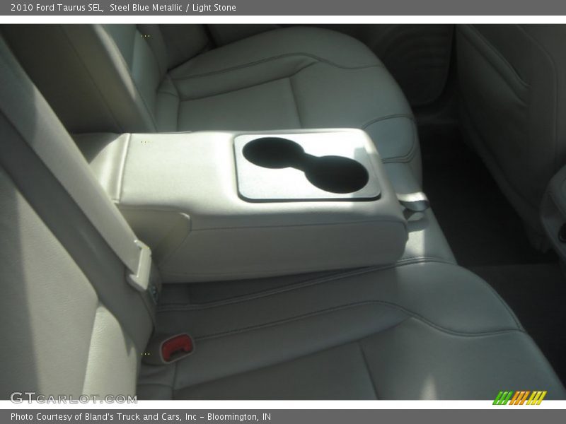 Steel Blue Metallic / Light Stone 2010 Ford Taurus SEL