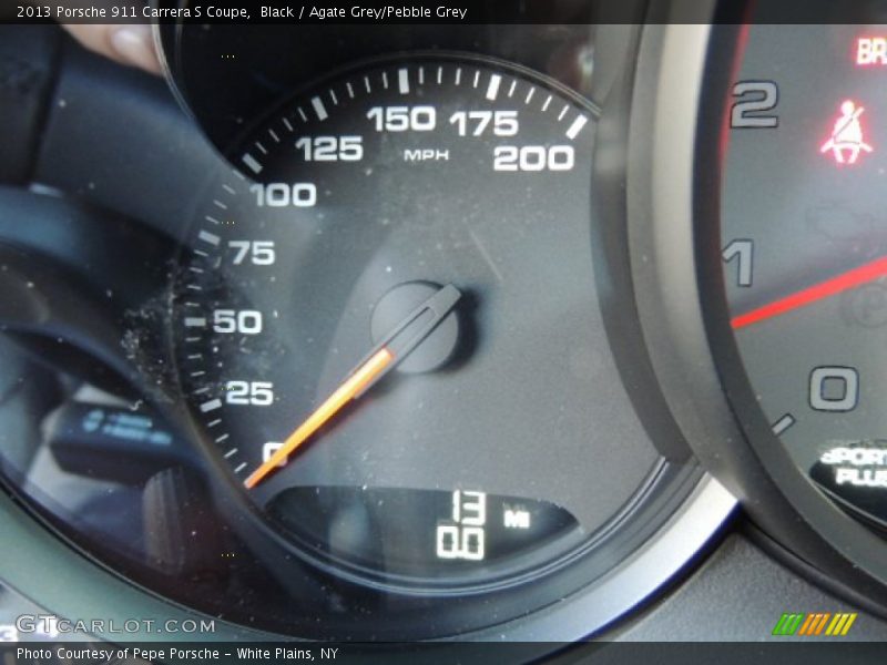 Black / Agate Grey/Pebble Grey 2013 Porsche 911 Carrera S Coupe