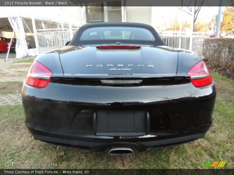 Black / Black 2013 Porsche Boxster