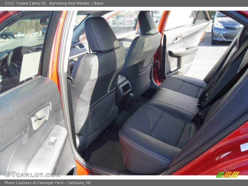 Barcelona Red Metallic / Black 2012 Toyota Camry SE