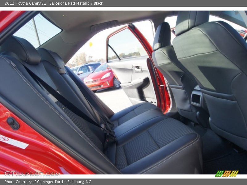 Barcelona Red Metallic / Black 2012 Toyota Camry SE
