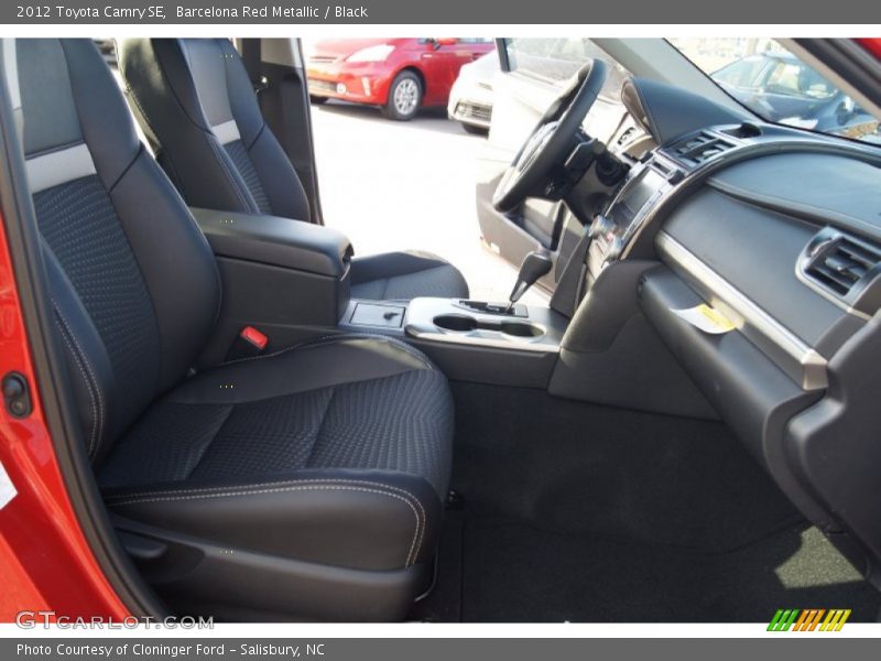 Barcelona Red Metallic / Black 2012 Toyota Camry SE