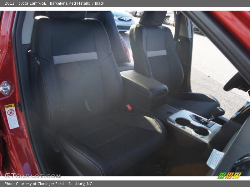 Barcelona Red Metallic / Black 2012 Toyota Camry SE