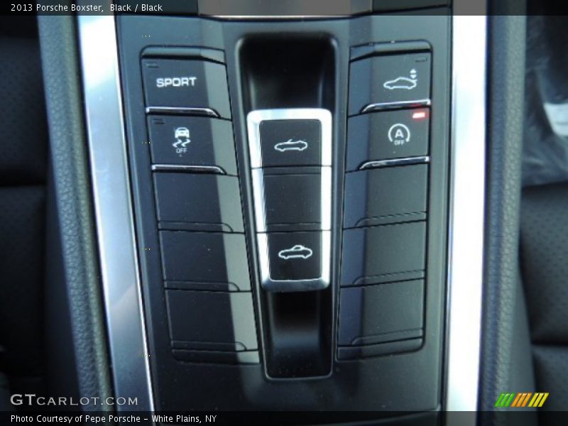 Controls of 2013 Boxster 