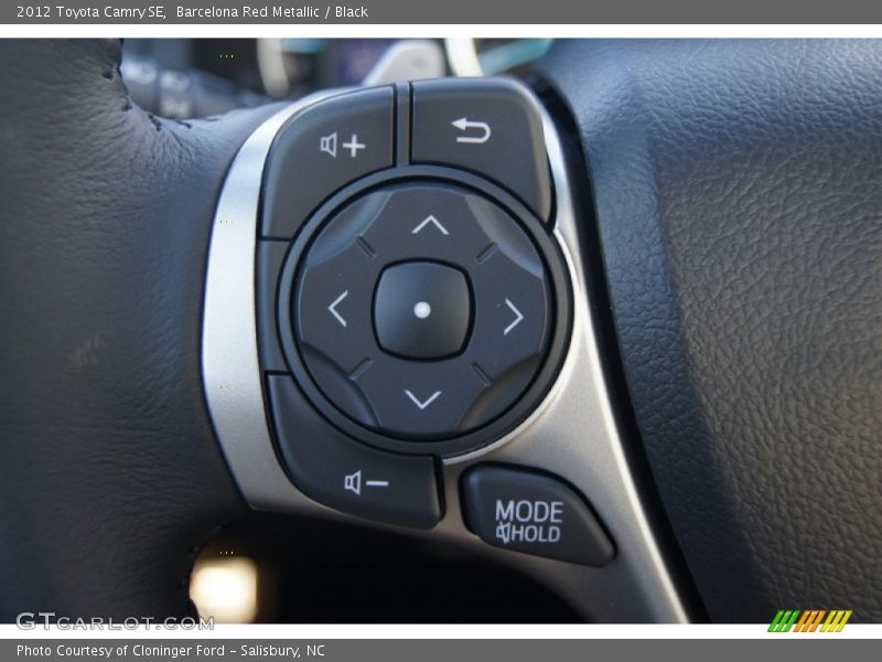 Barcelona Red Metallic / Black 2012 Toyota Camry SE