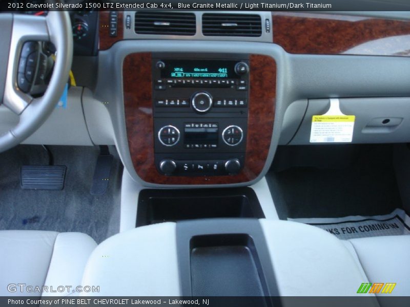 Blue Granite Metallic / Light Titanium/Dark Titanium 2012 Chevrolet Silverado 1500 LTZ Extended Cab 4x4