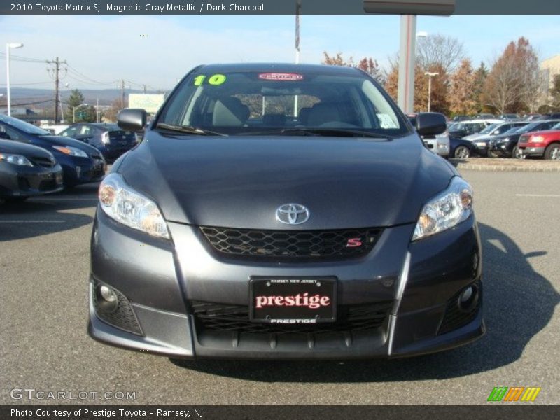 Magnetic Gray Metallic / Dark Charcoal 2010 Toyota Matrix S