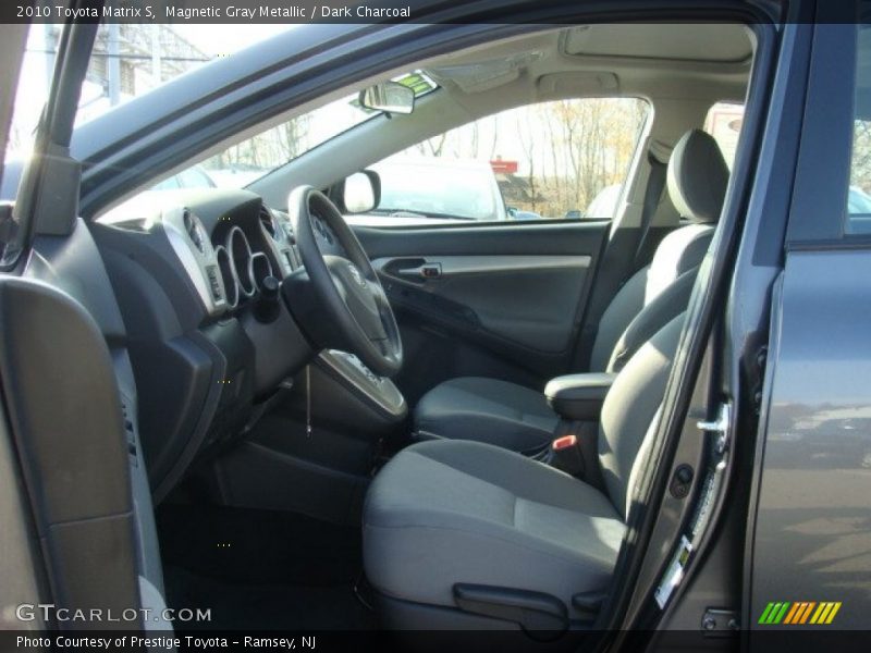 Magnetic Gray Metallic / Dark Charcoal 2010 Toyota Matrix S