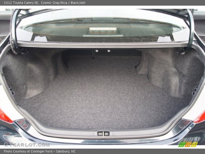 Cosmic Gray Mica / Black/Ash 2012 Toyota Camry SE