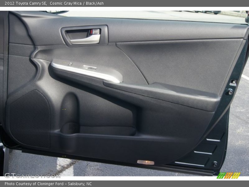 Cosmic Gray Mica / Black/Ash 2012 Toyota Camry SE