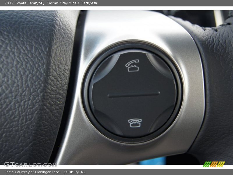 Cosmic Gray Mica / Black/Ash 2012 Toyota Camry SE