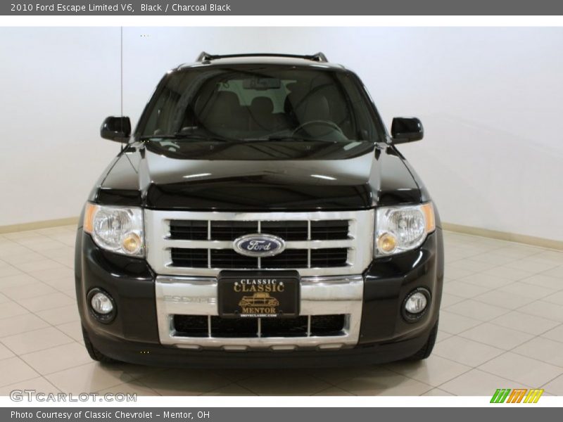 Black / Charcoal Black 2010 Ford Escape Limited V6