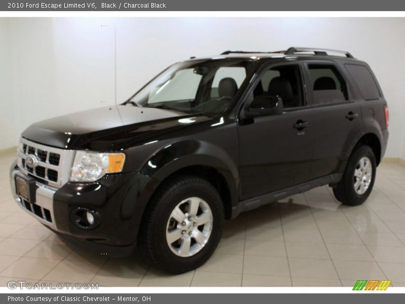 Black / Charcoal Black 2010 Ford Escape Limited V6