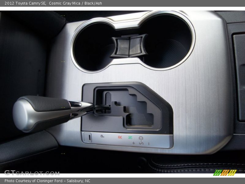 Cosmic Gray Mica / Black/Ash 2012 Toyota Camry SE