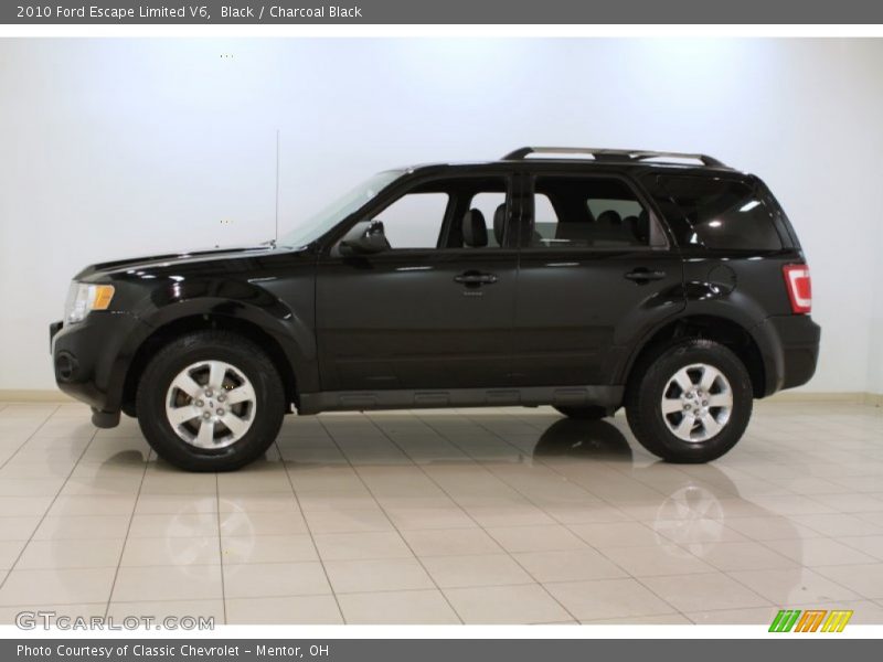 Black / Charcoal Black 2010 Ford Escape Limited V6