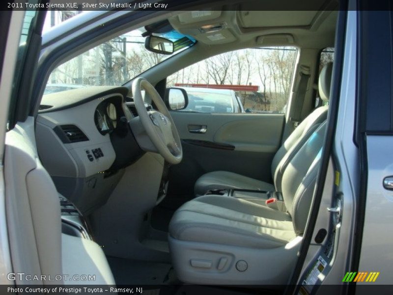 Silver Sky Metallic / Light Gray 2011 Toyota Sienna XLE