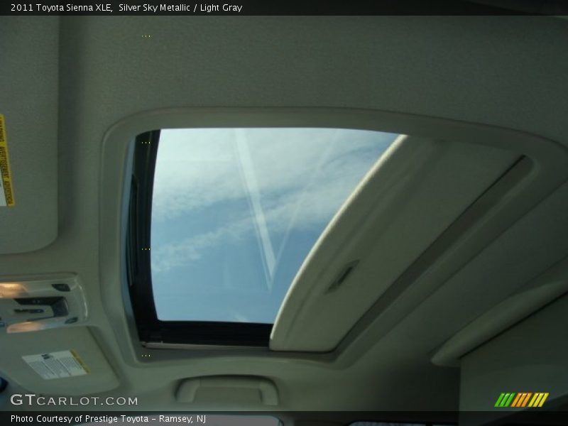 Silver Sky Metallic / Light Gray 2011 Toyota Sienna XLE