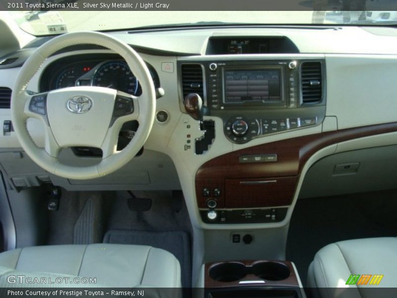 Silver Sky Metallic / Light Gray 2011 Toyota Sienna XLE