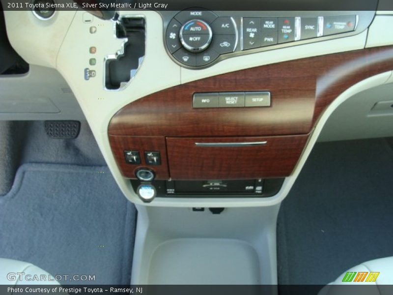 Silver Sky Metallic / Light Gray 2011 Toyota Sienna XLE