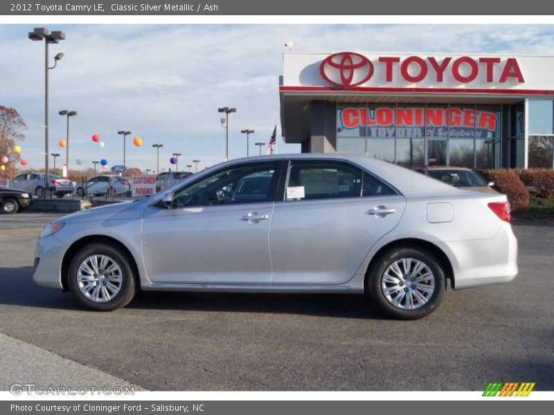 Classic Silver Metallic / Ash 2012 Toyota Camry LE