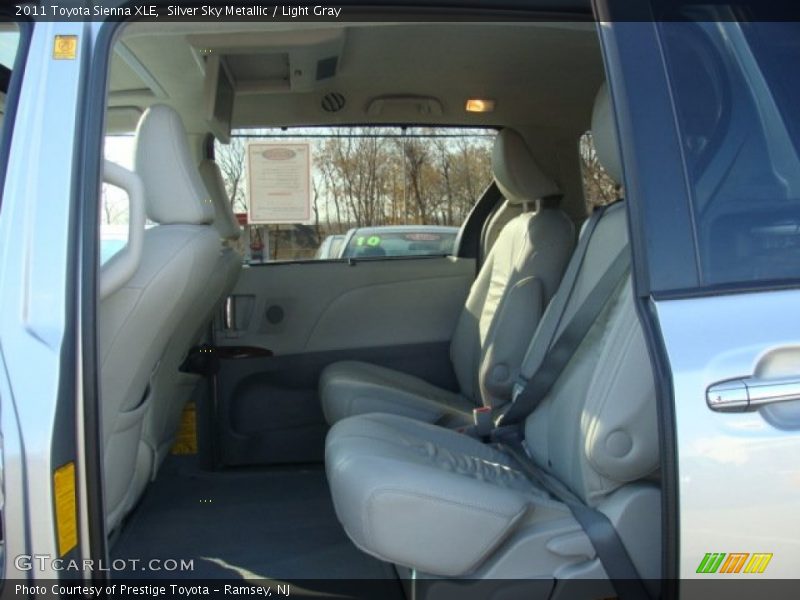 Silver Sky Metallic / Light Gray 2011 Toyota Sienna XLE