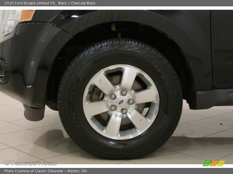 Black / Charcoal Black 2010 Ford Escape Limited V6