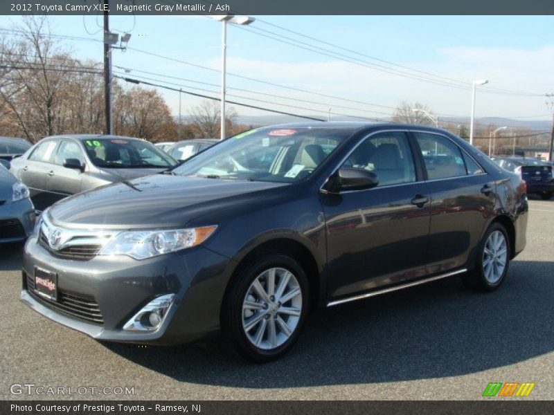 Magnetic Gray Metallic / Ash 2012 Toyota Camry XLE