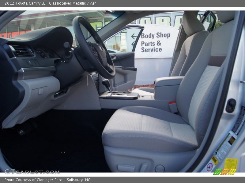 Classic Silver Metallic / Ash 2012 Toyota Camry LE
