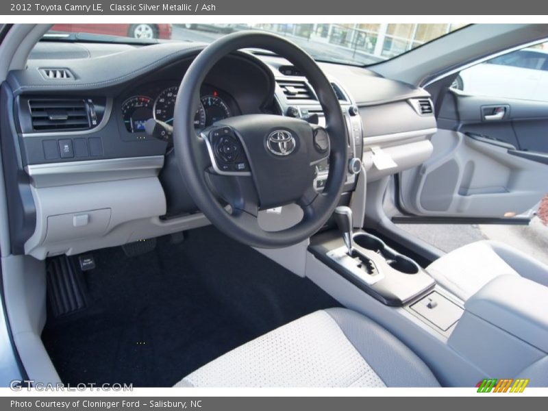 Classic Silver Metallic / Ash 2012 Toyota Camry LE