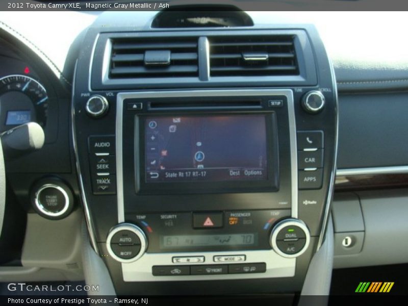 Magnetic Gray Metallic / Ash 2012 Toyota Camry XLE