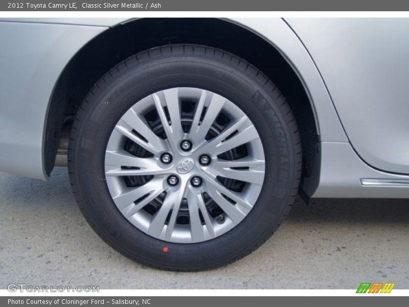 Classic Silver Metallic / Ash 2012 Toyota Camry LE