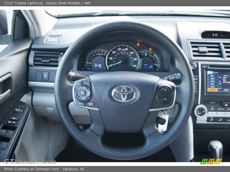 Classic Silver Metallic / Ash 2012 Toyota Camry LE