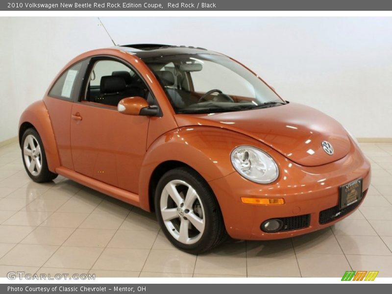 Front 3/4 View of 2010 New Beetle Red Rock Edition Coupe