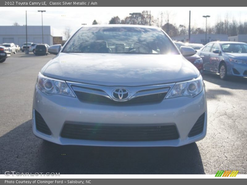 Classic Silver Metallic / Ash 2012 Toyota Camry LE