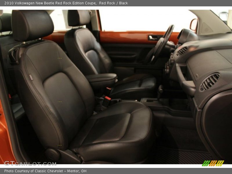 Front Seat of 2010 New Beetle Red Rock Edition Coupe