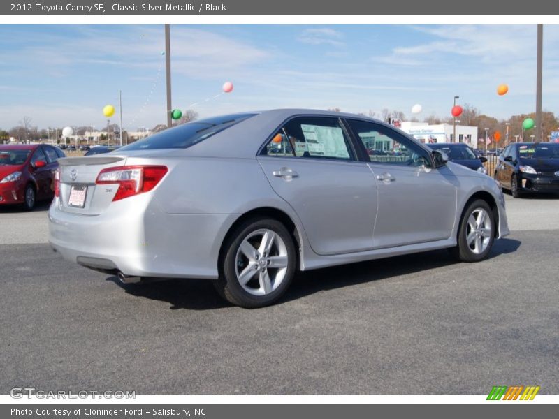 Classic Silver Metallic / Black 2012 Toyota Camry SE