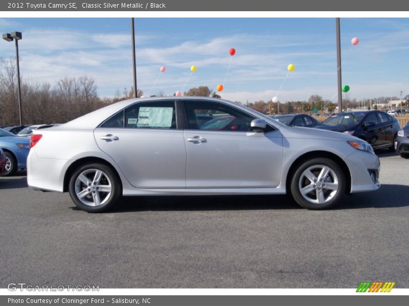 Classic Silver Metallic / Black 2012 Toyota Camry SE