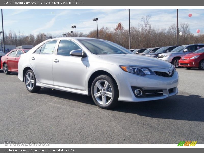 Classic Silver Metallic / Black 2012 Toyota Camry SE