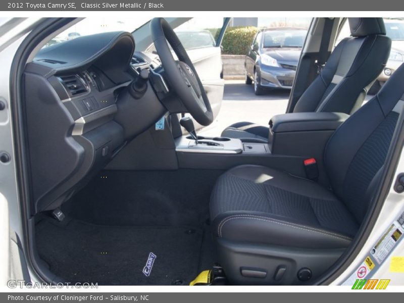 Classic Silver Metallic / Black 2012 Toyota Camry SE