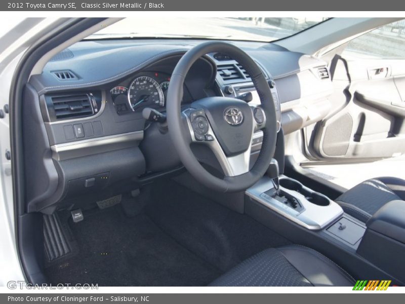 Classic Silver Metallic / Black 2012 Toyota Camry SE