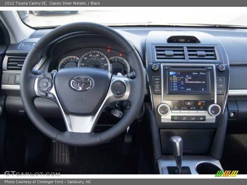Classic Silver Metallic / Black 2012 Toyota Camry SE