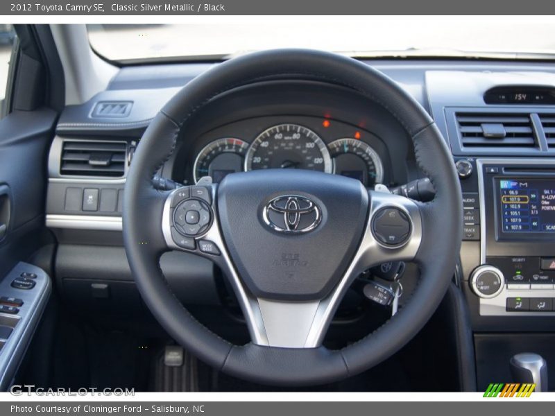 Classic Silver Metallic / Black 2012 Toyota Camry SE