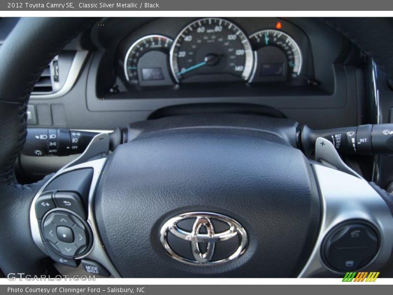 Classic Silver Metallic / Black 2012 Toyota Camry SE