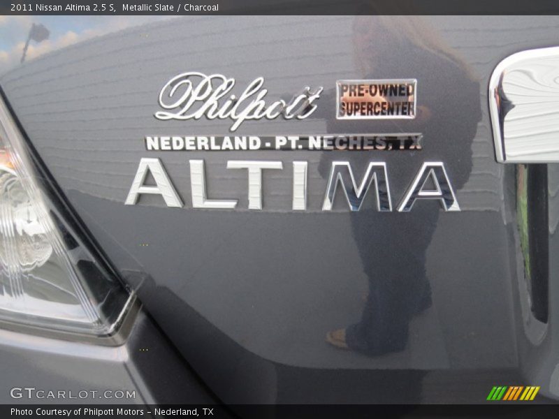 Metallic Slate / Charcoal 2011 Nissan Altima 2.5 S