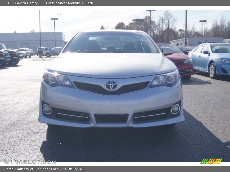 Classic Silver Metallic / Black 2012 Toyota Camry SE