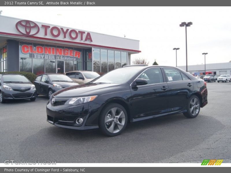 Attitude Black Metallic / Black 2012 Toyota Camry SE