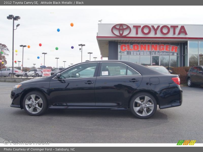 Attitude Black Metallic / Black 2012 Toyota Camry SE